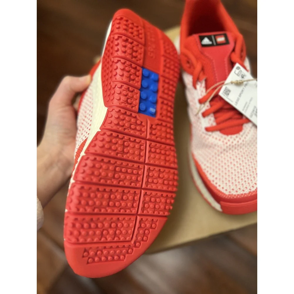 adidas X LEGO Sport Pro Kids Shoes, Youth Unisex Boy's Girl's Red/White Youth 5